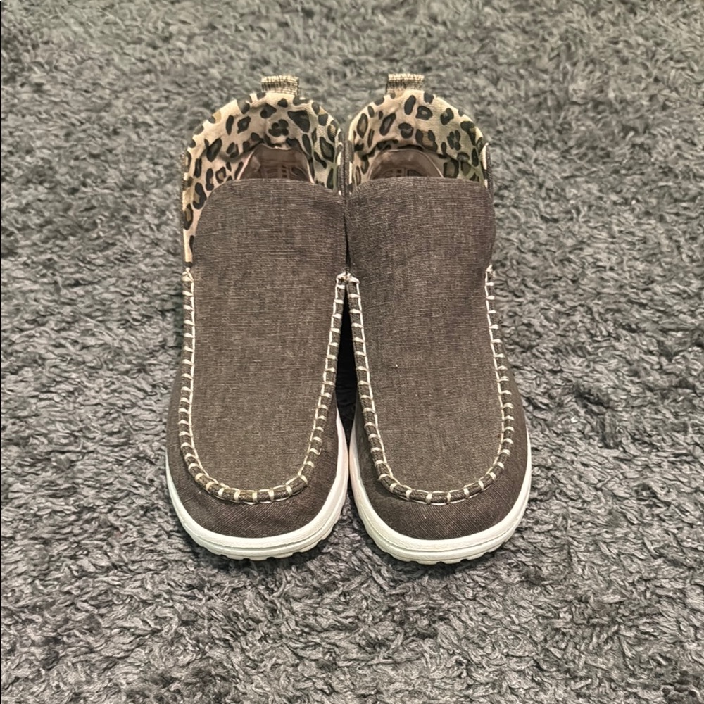 Stylish Gray Slip-On Shoes